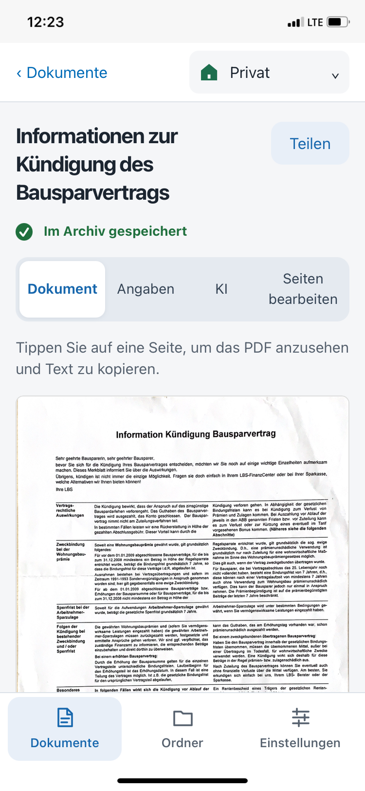 Detailansicht eines Dokuments mit vier Reitern