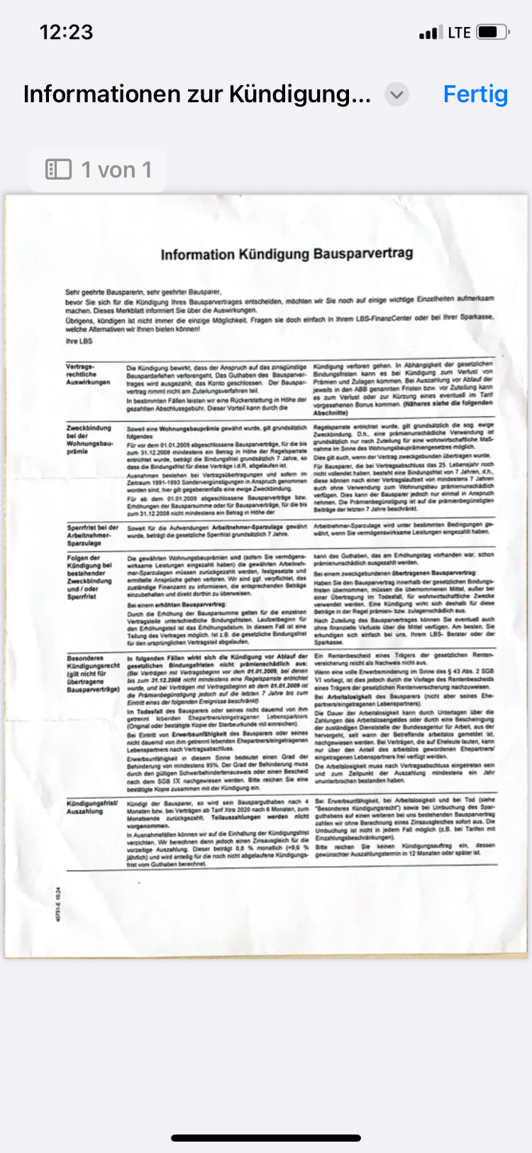 PDF-Ansicht mit Seitenanzeige und Fertig